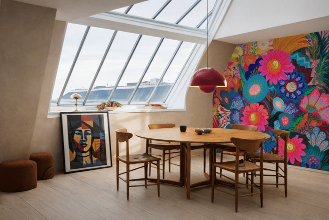 Vibrant Flora Mosaic