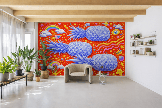 Tropical Pineapple Whimsy