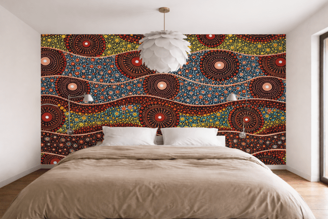 Colorful Circles Arrangement