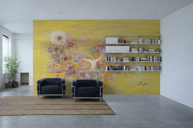 Sunlit Blossom Mosaic