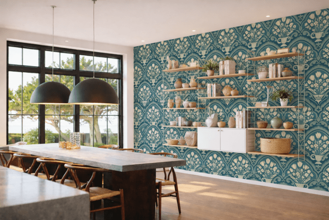 Wisping Floral Cascade