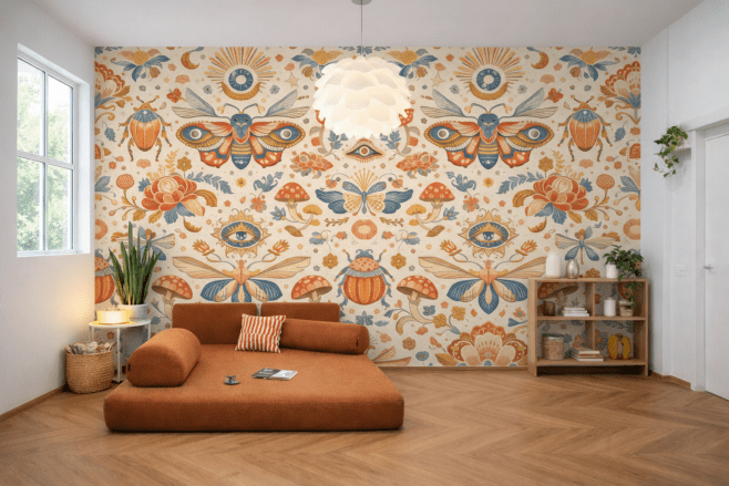 Vibrant Insect Mosaic