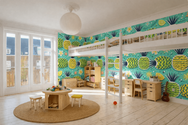 Tropical Pineapple Dreamscape