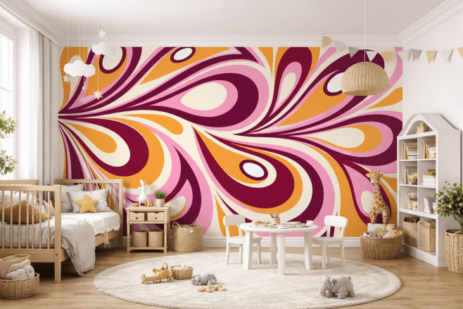 Psychedelic Tundra Swirls