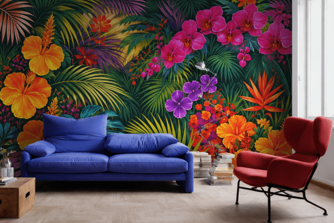 Tropical Inkbrush Oasis