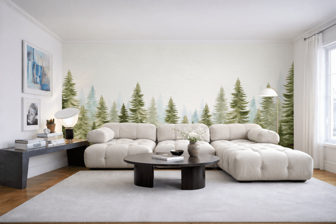 Frosted Pine Shadows