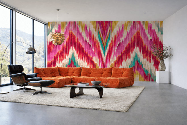 Radiant Zigzag Tapestry