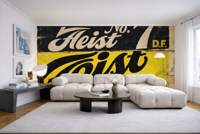 Retro Lettering Mosaic