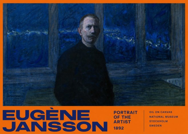 Eugène Jansson Portrait of the Artist I No2 - Poster