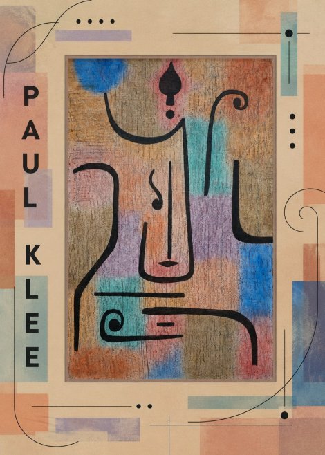 Paul Klee Mask of the Heart No4 - Poster