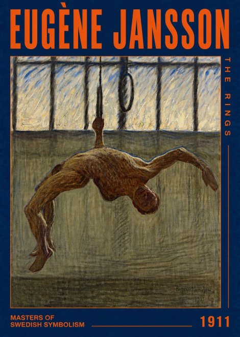 Eugène Jansson The Rings No4 - Poster