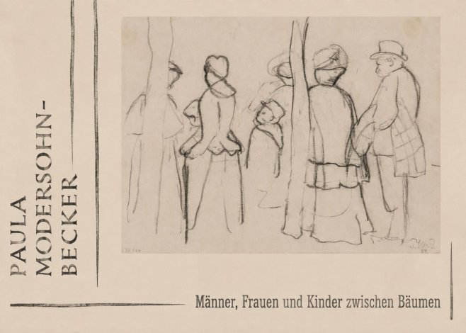 Paula Modersohn-Becker Männer, Frauen Und Kinder Zwischen Bäumen No2 - Poster