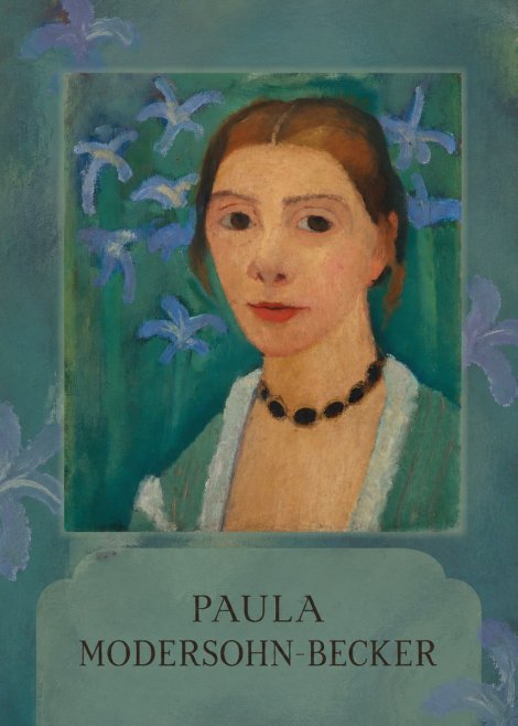 Paula Modersohn-Becker Self-portrait with Blue Flowers No3 - Poster