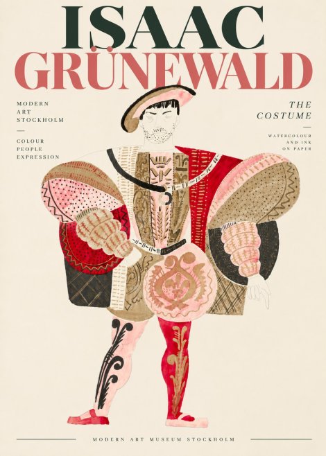 Isaac Grünewald The Costume I No6 - Poster
