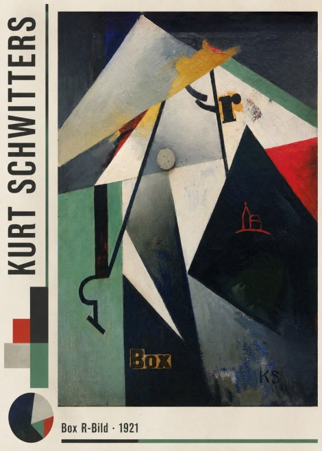 Kurt Schwitters Box R-bild No6 - Poster