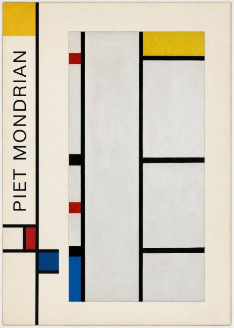 Piet Mondrian Composition with Red, Yellow, and Blue No2 - Poster