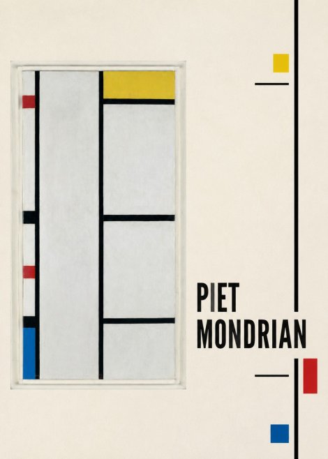 Piet Mondrian Composition with Red, Yellow, and Blue No6 - Poster