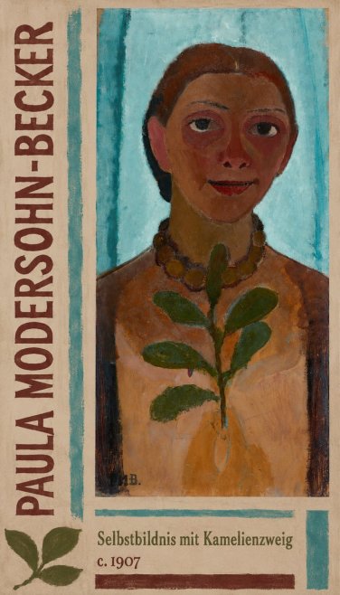 Paula Modersohn-Becker Selbstbildnis Mit Kamelienzweig No2 - Poster