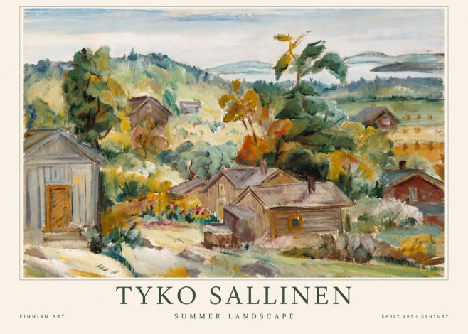 Tyko Sallinen Summer Landscape No1 - Poster