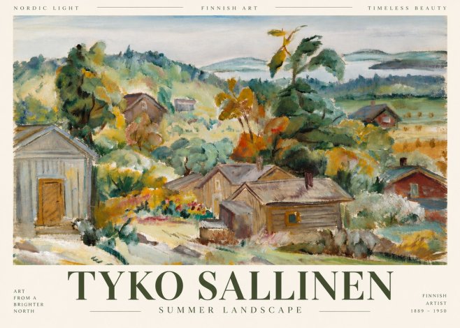 Tyko Sallinen Summer Landscape No4 - Poster