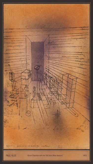 Paul Klee Ghost Chamber with the Tall Door (New Version) No5 - Poster