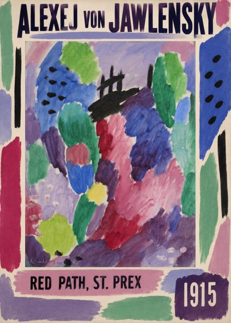 Alexej von Jawlensky Red Path, St. Prex I No2 - Poster