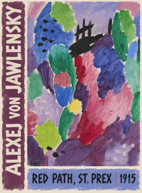 Alexej von Jawlensky Red Path, St. Prex I No3 - Poster