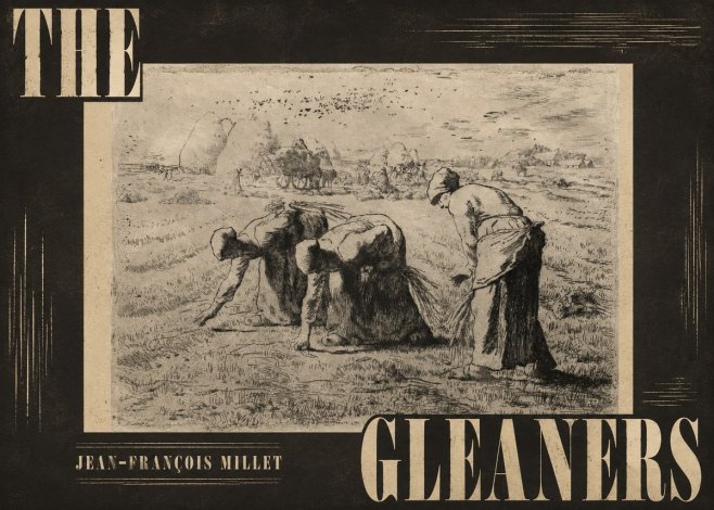 Jean-François Millet The Gleaners No4 - Poster