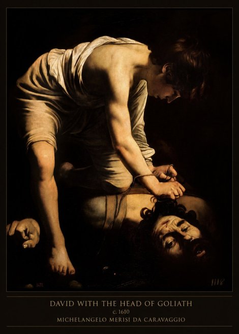Michelangelo Merisi da Caravaggio David with the Head of Goliath I No3 - Poster