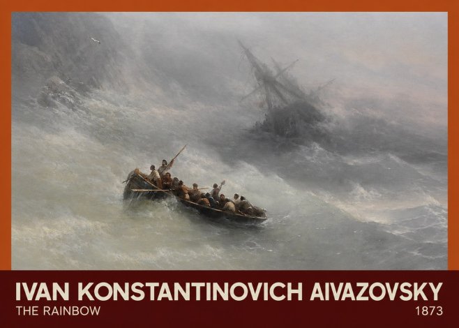Ivan Konstantinovich Aivazovsky The Rainbow No3 - Poster