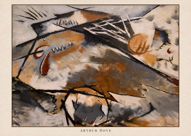 Arthur Dove Pagan Philosophy No6 - Poster