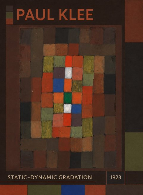 Paul Klee Static-dynamic Gradation No1 - Poster