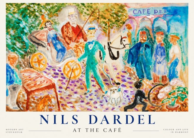 Nils Dardel A Scene from Paris No5 - Poster
