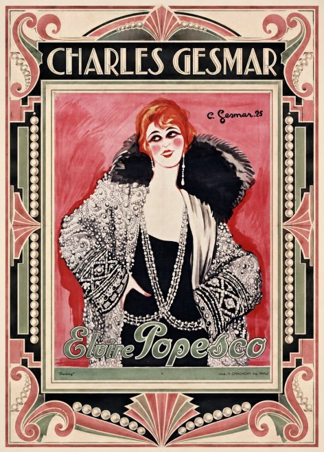 Charles Gesmar Elvire Popesco I No1 - Poster