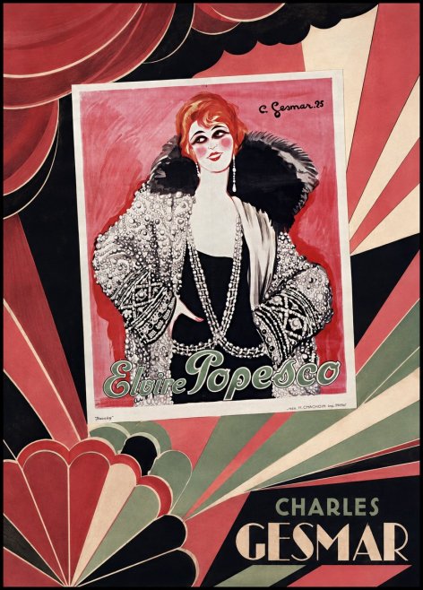 Charles Gesmar Elvire Popesco I No5 - Poster