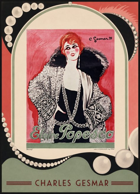 Charles Gesmar Elvire Popesco I No6 - Poster