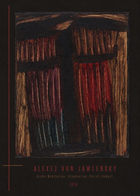 Alexej von Jawlensky Große Meditation: Stunden Vor Christi Geburt No4 - Poster