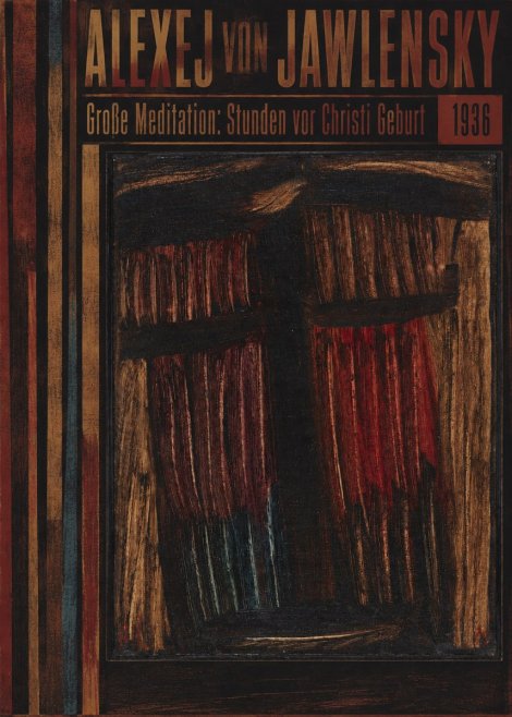 Alexej von Jawlensky Große Meditation: Stunden Vor Christi Geburt No5 - Poster
