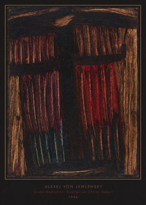 Alexej von Jawlensky Große Meditation: Stunden Vor Christi Geburt No6 - Poster