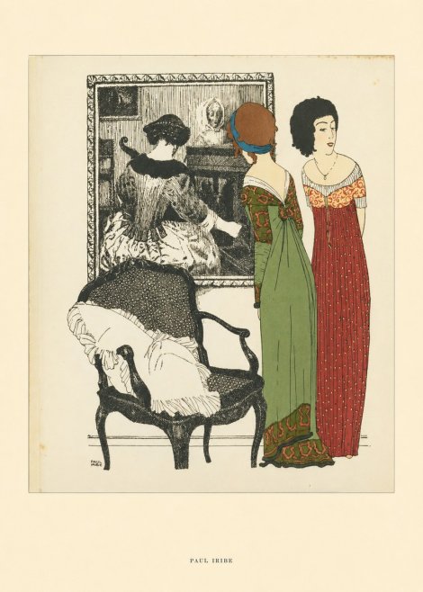 Paul Iribe Elegant Interior Scene No6 - Poster