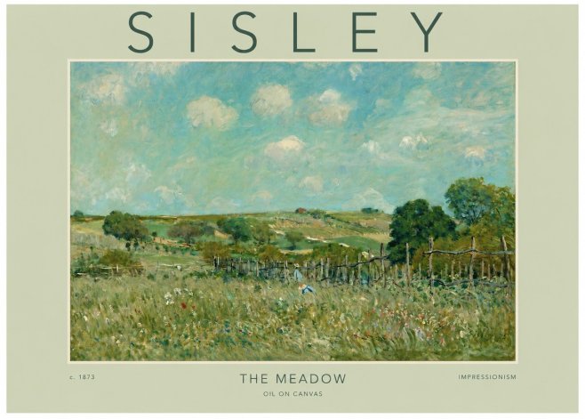 Sisley The Meadow No2 - Poster