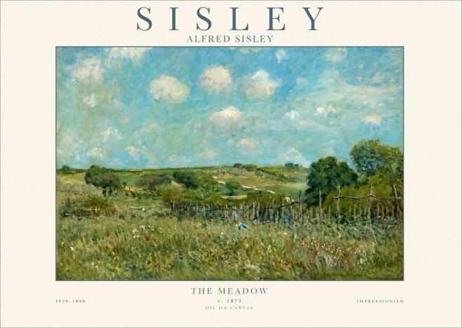 Sisley The Meadow No3 - Poster
