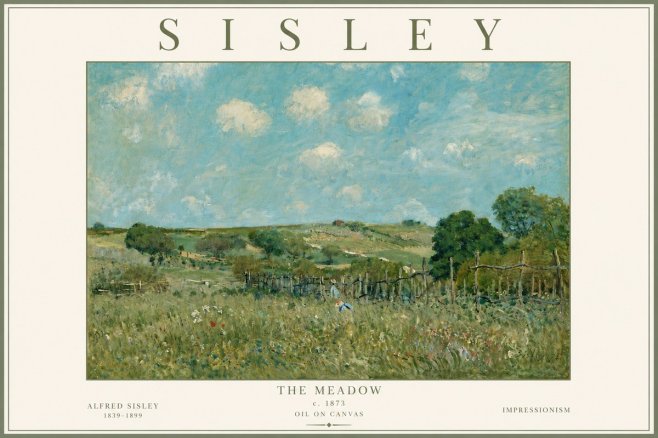 Sisley The Meadow No6 - Poster