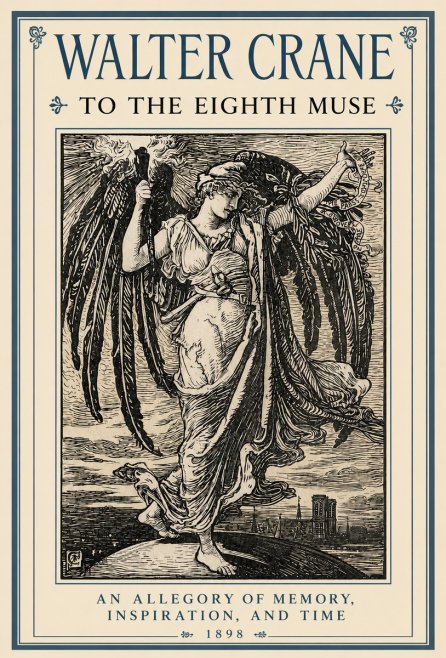 Walter Crane To the Eighth Muse No3 - Poster