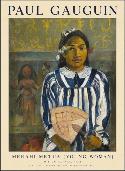 Paul Gauguin Merahi Metua (Young Woman) No1 - Poster