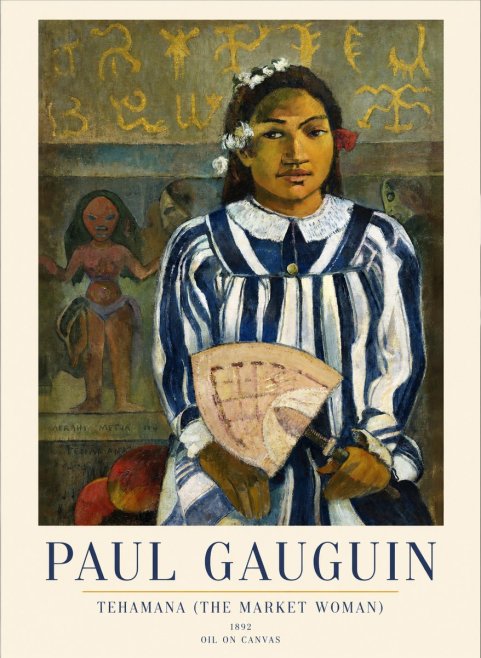 Paul Gauguin Merahi Metua (Young Woman) No6 - Poster