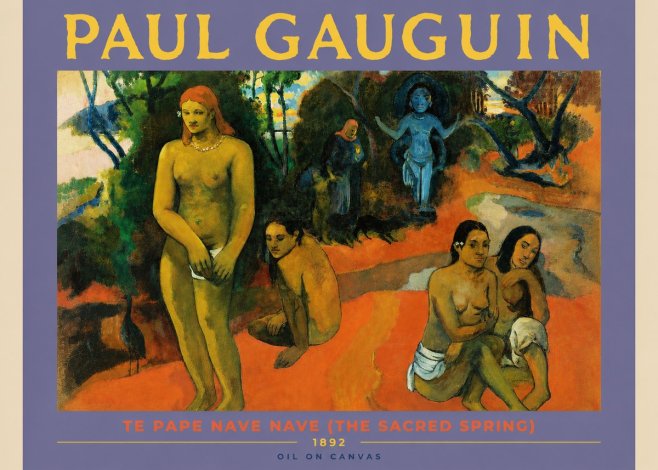 Paul Gauguin Te Pape Nave Nave (the Sacred Spring) No4 - Poster