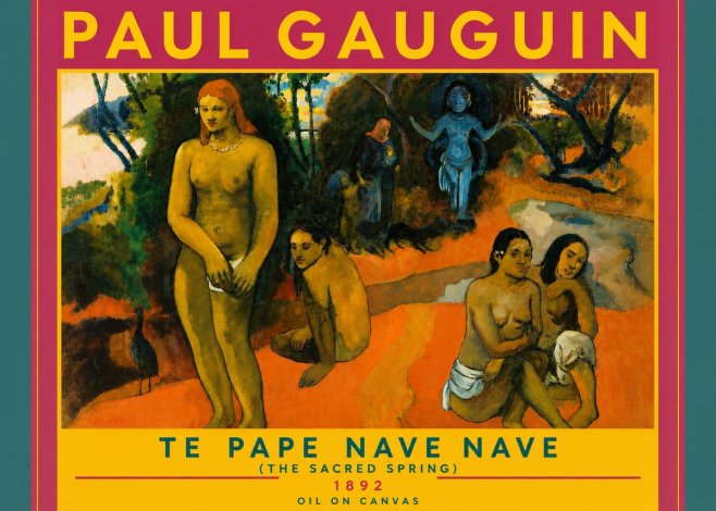Paul Gauguin Te Pape Nave Nave (the Sacred Spring) No6 - Poster