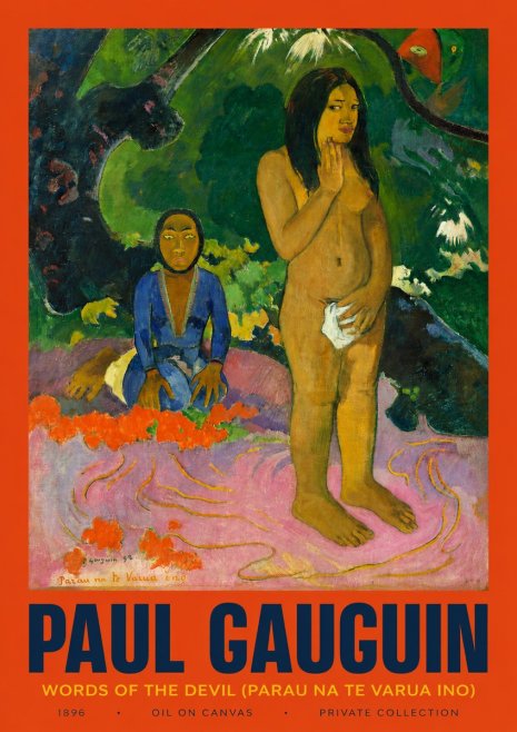 Paul Gauguin Words of the Devil No2 - Poster