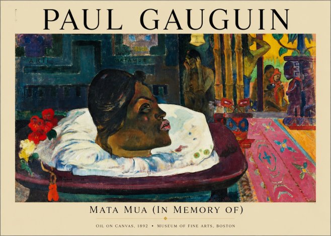 Paul Gauguin Mata Mua (in Memory Of) No1 - Poster